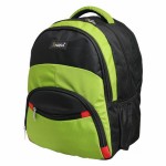 Aqsa ASB48 Designer School Bag (Black Parrot Green)